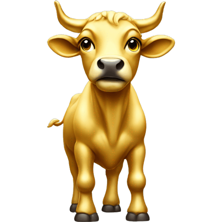 Golden calf emoji