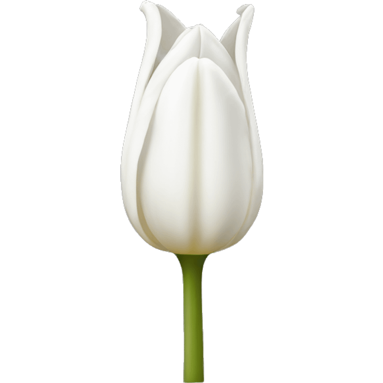 white tulip  emoji