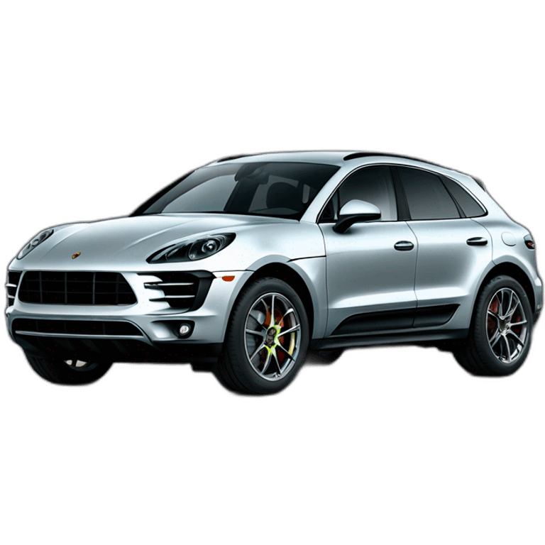 Chalk grey Porsche Macan S emoji