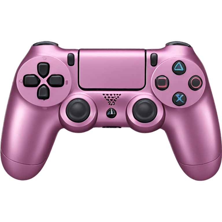 Ps4 pink Metallic emoji