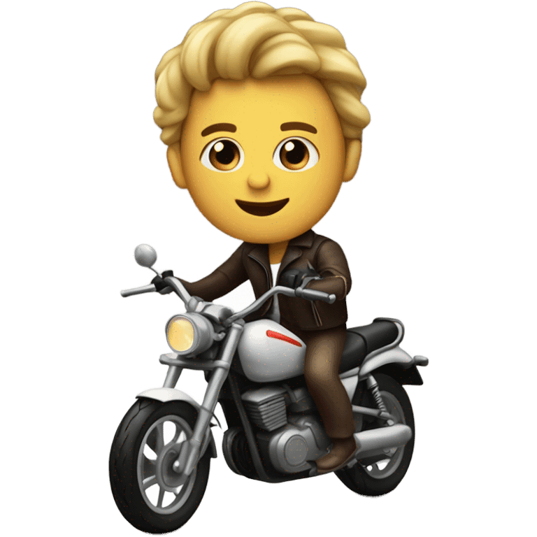 Me on a motorcycle  emoji