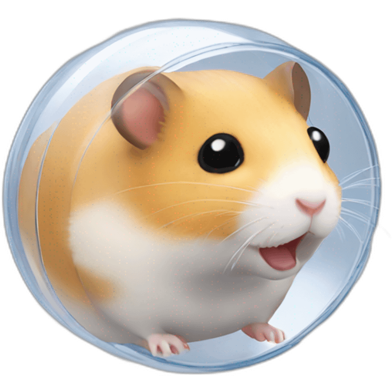 Clear plastic hamster tunnels emoji