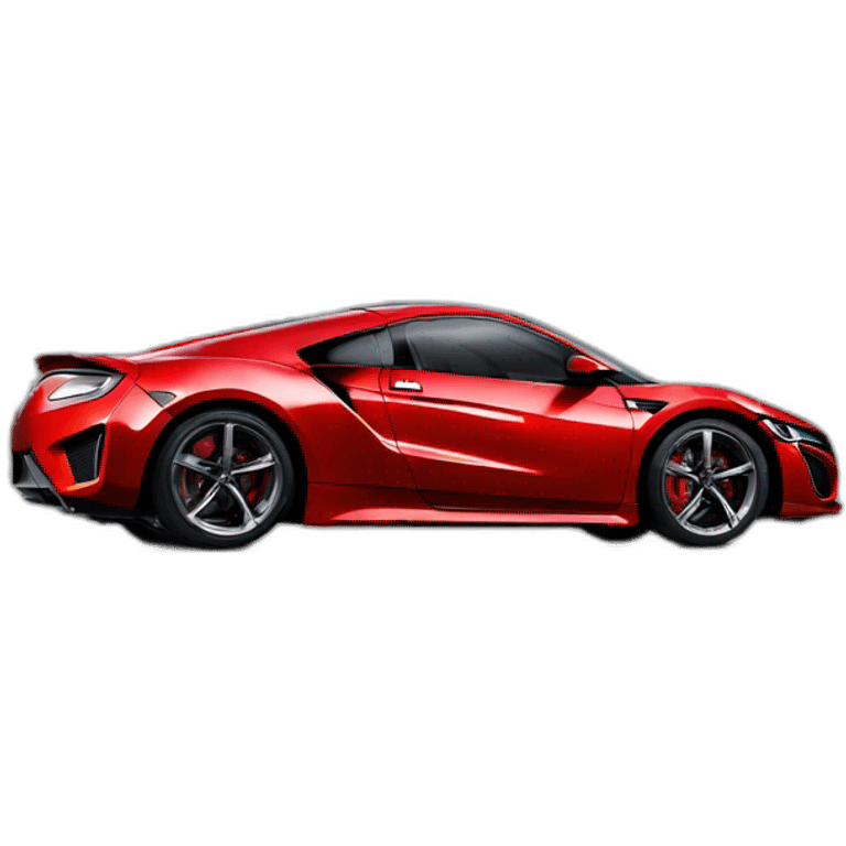 honda nsx side view red emoji