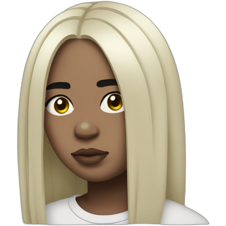 black billie eilish emoji