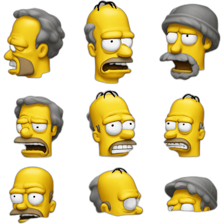 Homer qui a le seum emoji