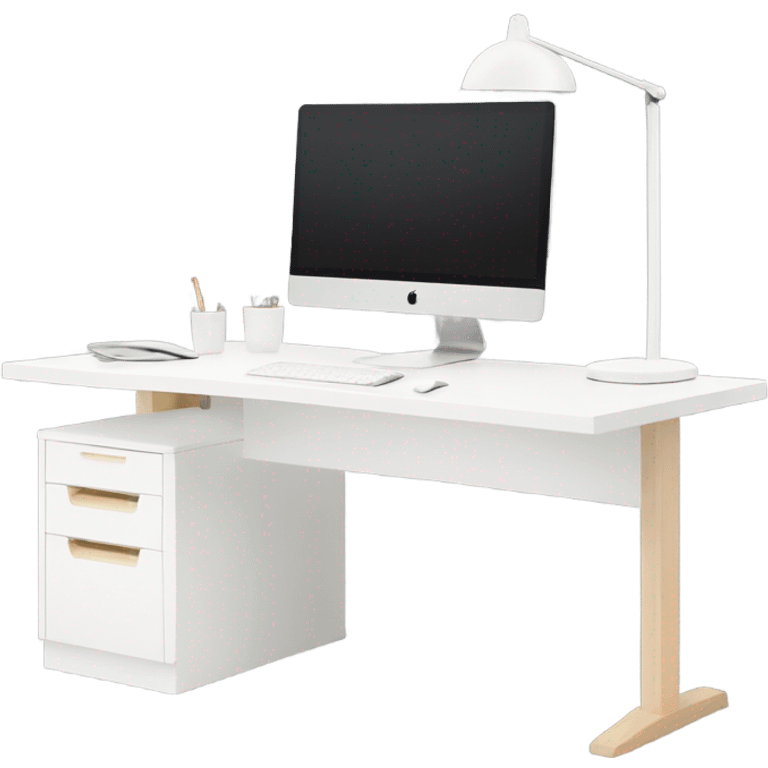 minimalist-clean-work-desk-with-white-wood-colorway-front-view emoji