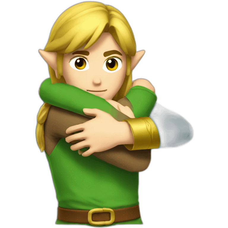 link zelda hugging emoji