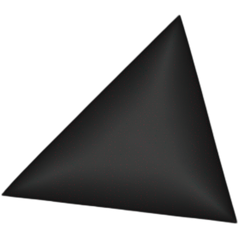 black triangle emoji