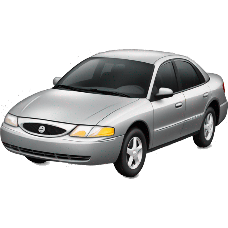 1998 mercury sable car silver emoji