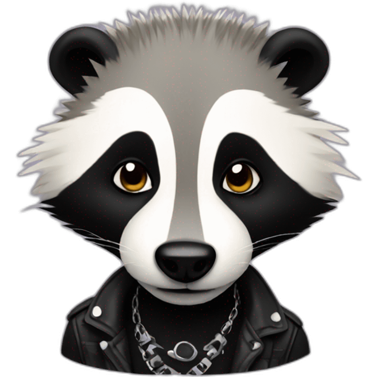 punk-rock badger emoji