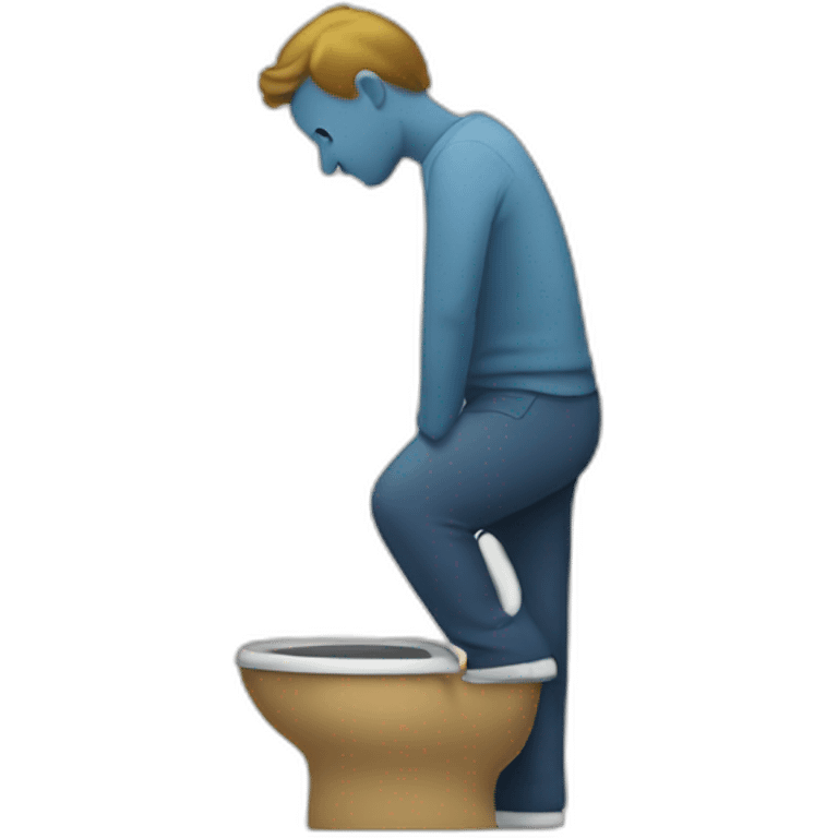 man peeing emoji