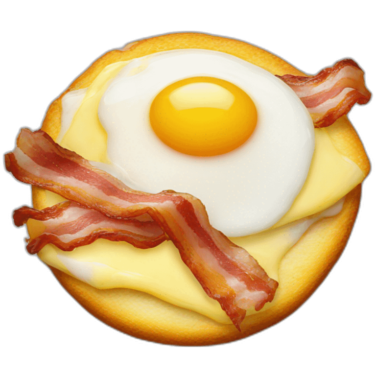 Fried egg with Bacon emoji