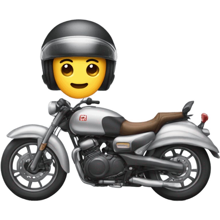 preciso de um emoji masculino japonês  com boné em cima de uma moto  emoji