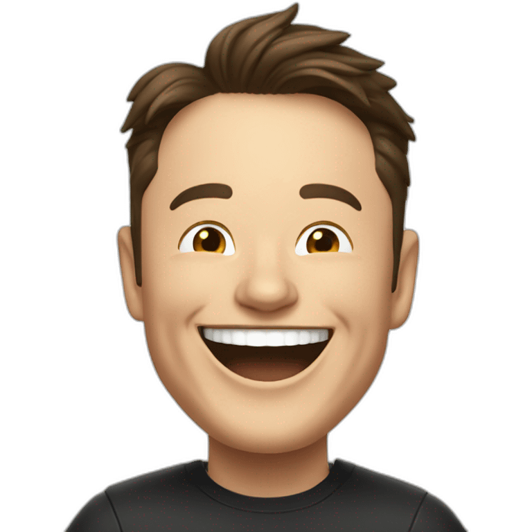 ELON MUSK laughing emoji