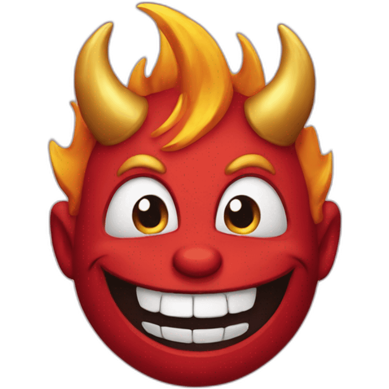 happy devil emoji