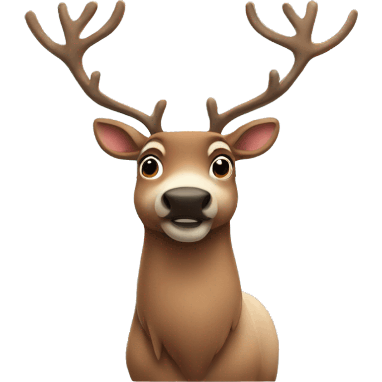 reindeer emoji