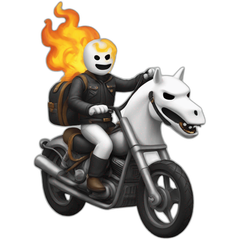 Ghosts rider fire emoji