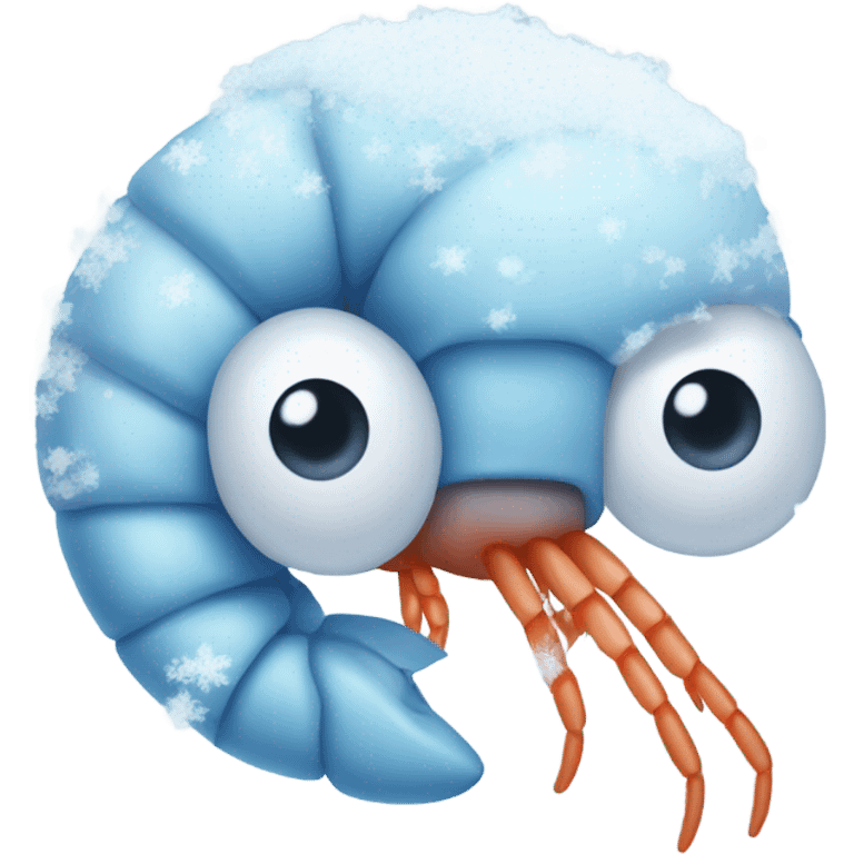 Shrimp snow cold emoji