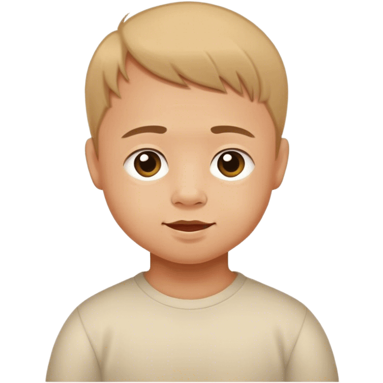 A boy with Down syndrome  emoji