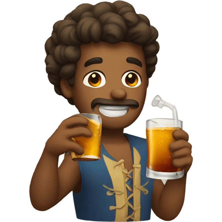 drinking rum emoji