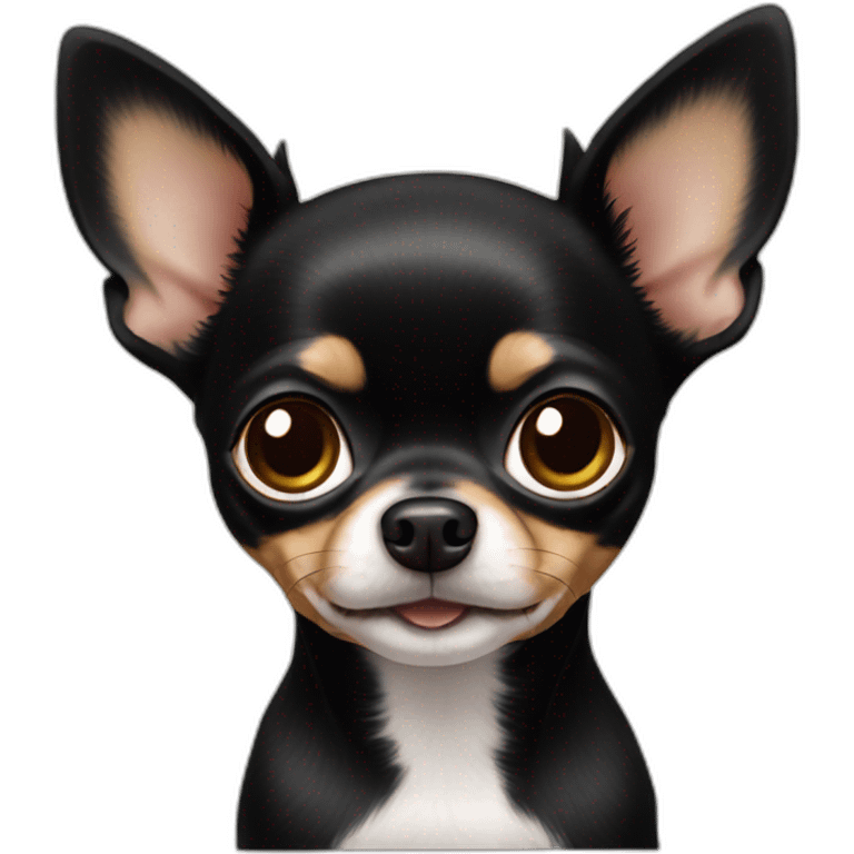 black Chihuahua emoji