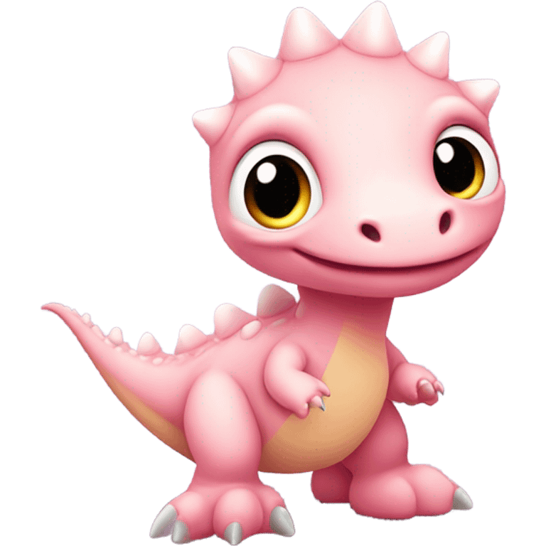 Light pink baby dinosaur  emoji