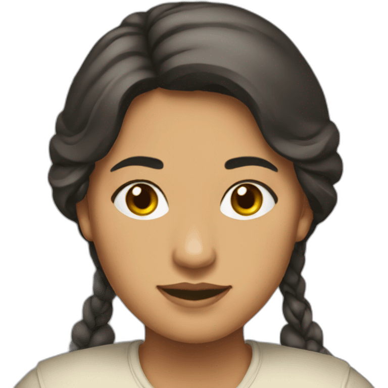 Bolivian cholita emoji