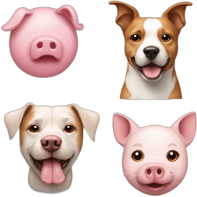 dog-with-a-cat-and-pigs emoji