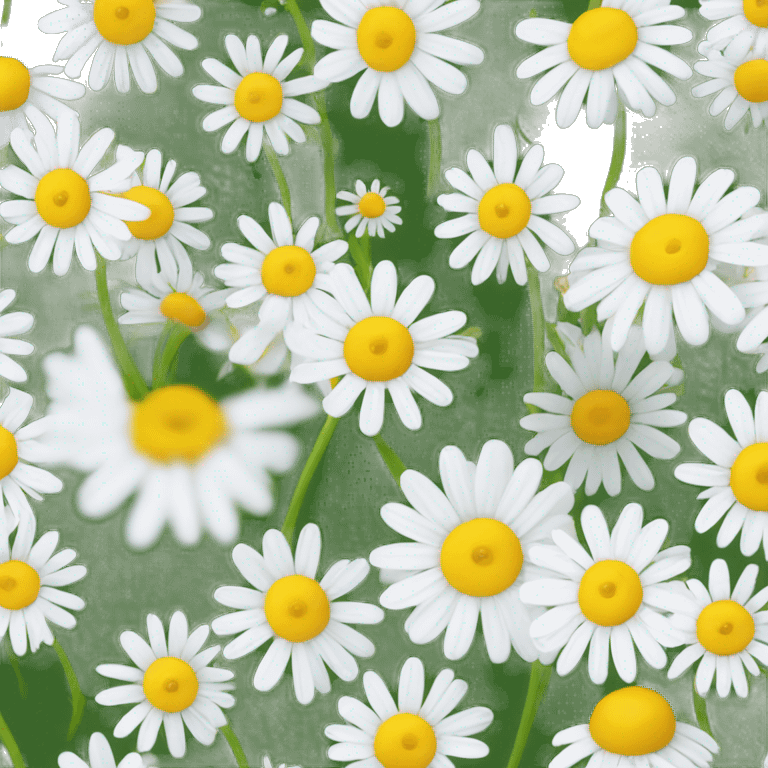 One flower of chamomile  emoji