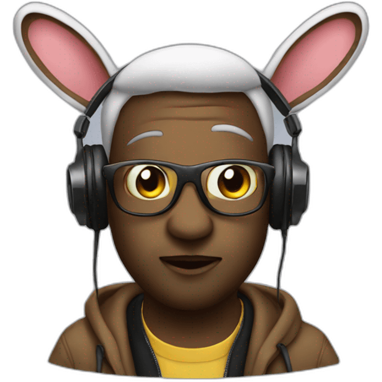 DJ rabit emoji