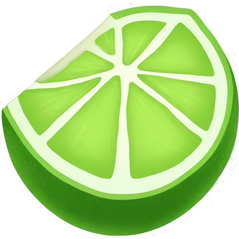 lime wedge emoji