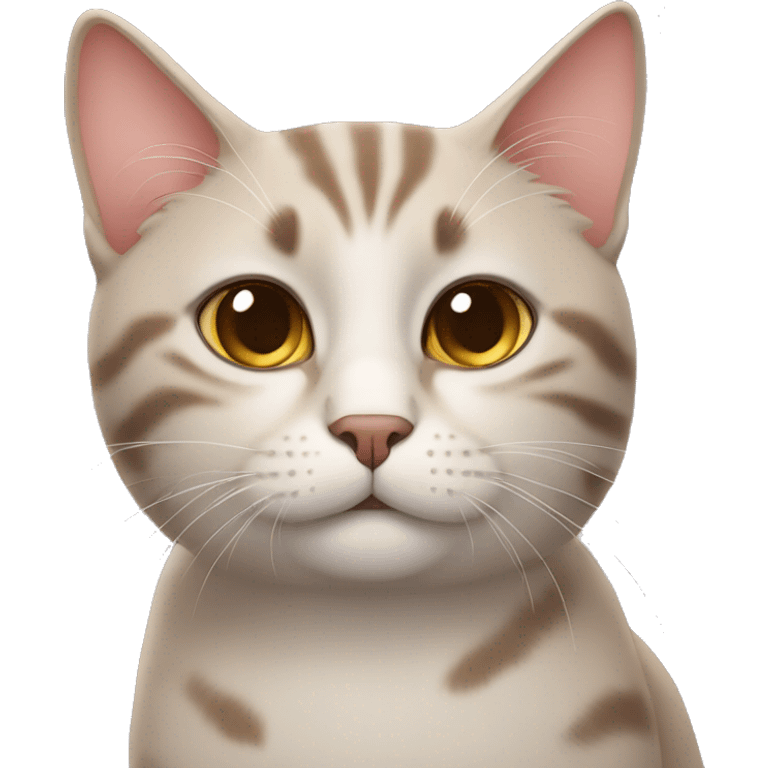 Cat looking cute emoji