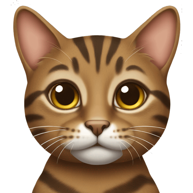 brown tabby cat emoji