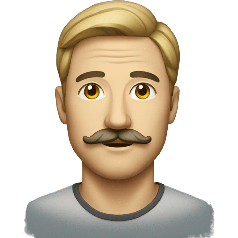 portrait of man with mustache emoji