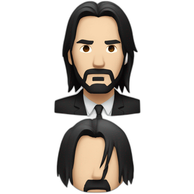 John wick consentré emoji