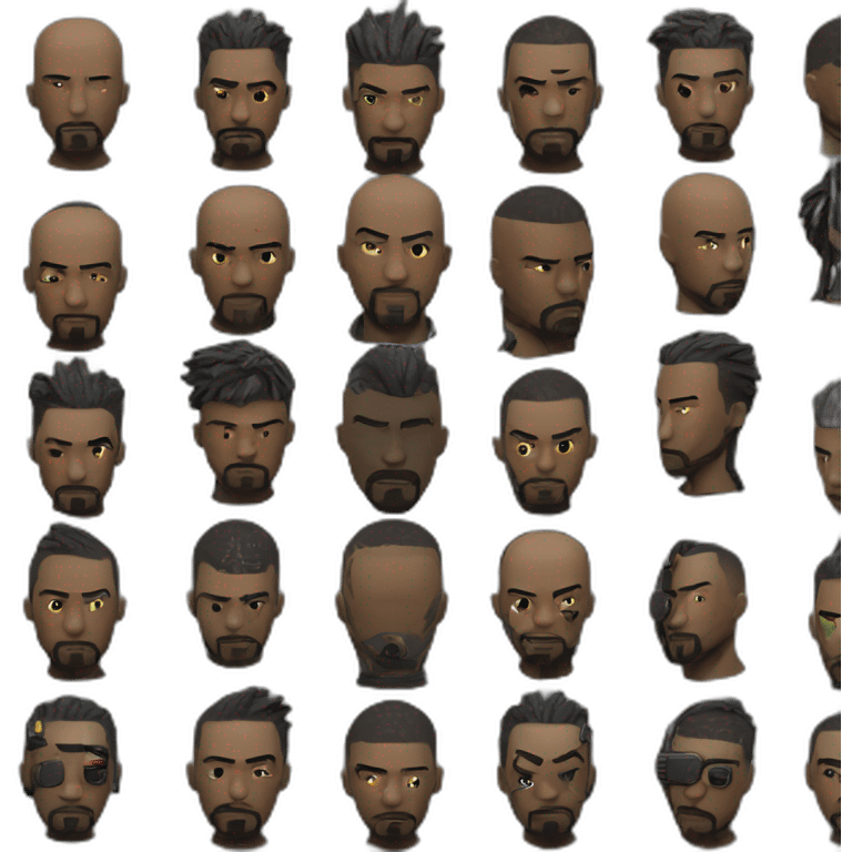 Male V cyberpunk 2077 emoji