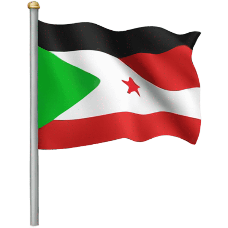 Syrian revolution flag emoji