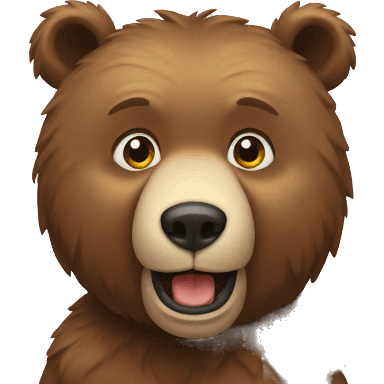 the bear emoji