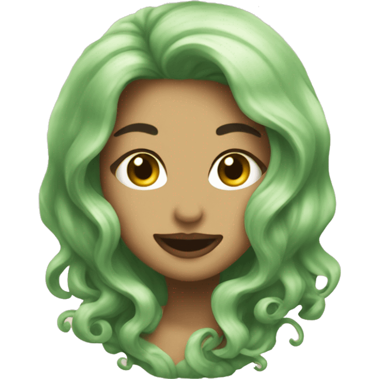 a siren who likes matcha lattee emoji