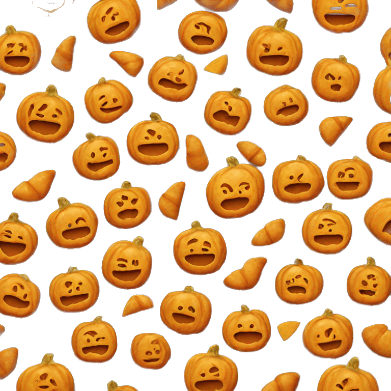 pumpkin shaped pizza emoji