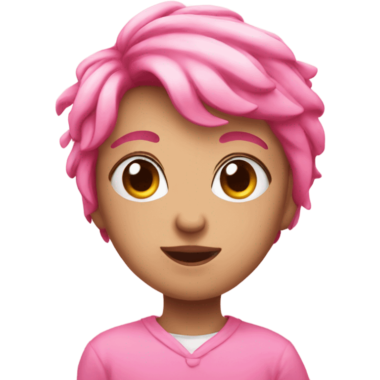 Pink cute  emoji