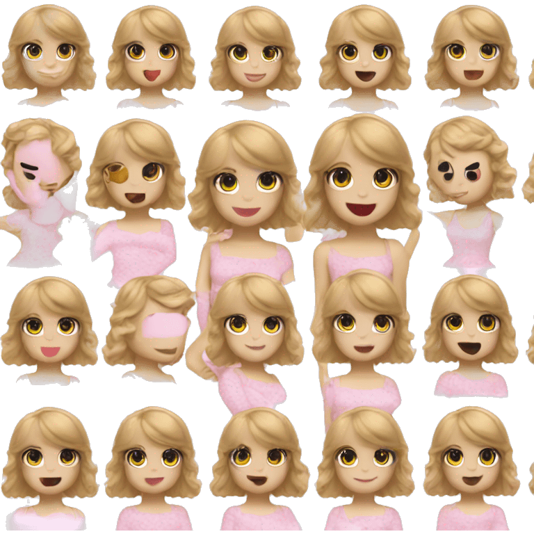 Taylor swift in lover bodysuit emoji