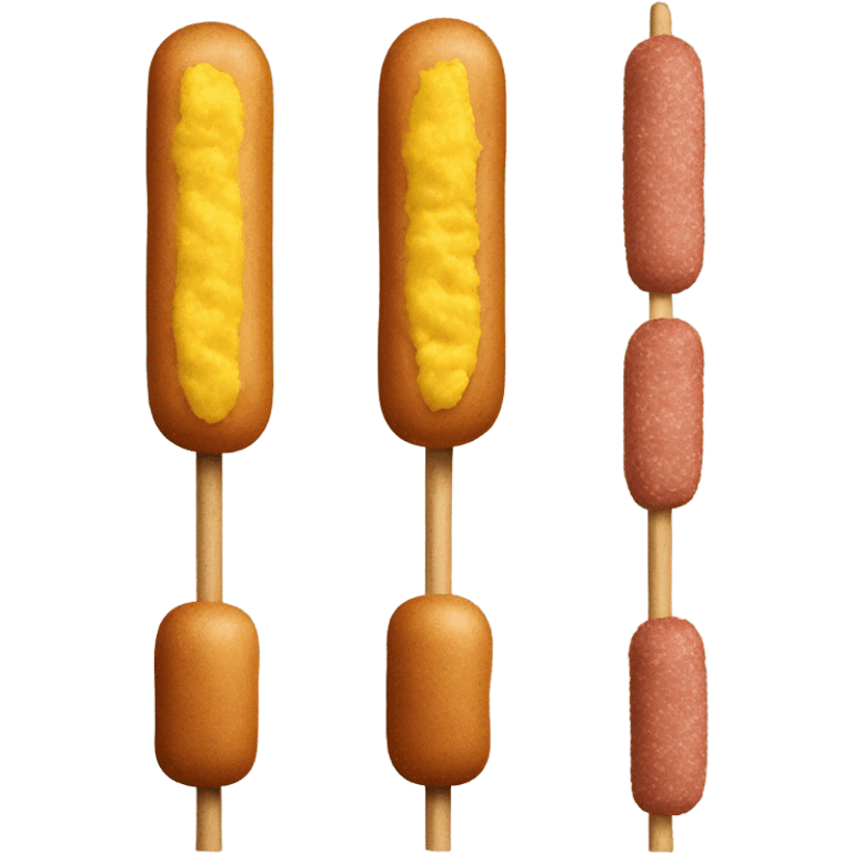 Corndog on a stick emoji