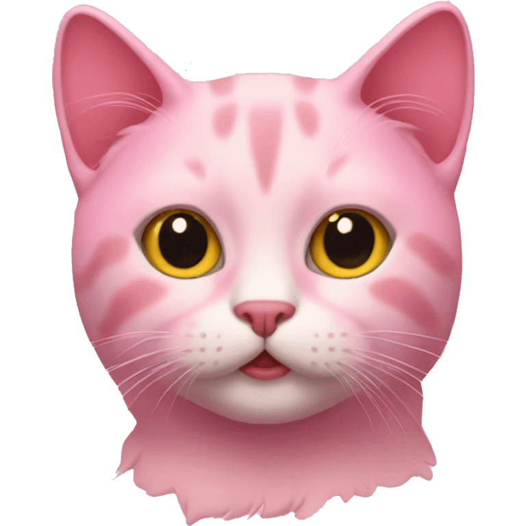 Cat pink emoji