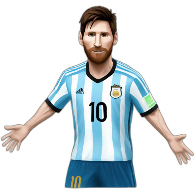 Messi argentine emoji