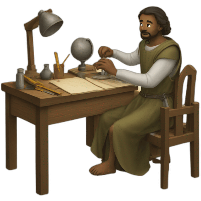 medieval innovator at work emoji