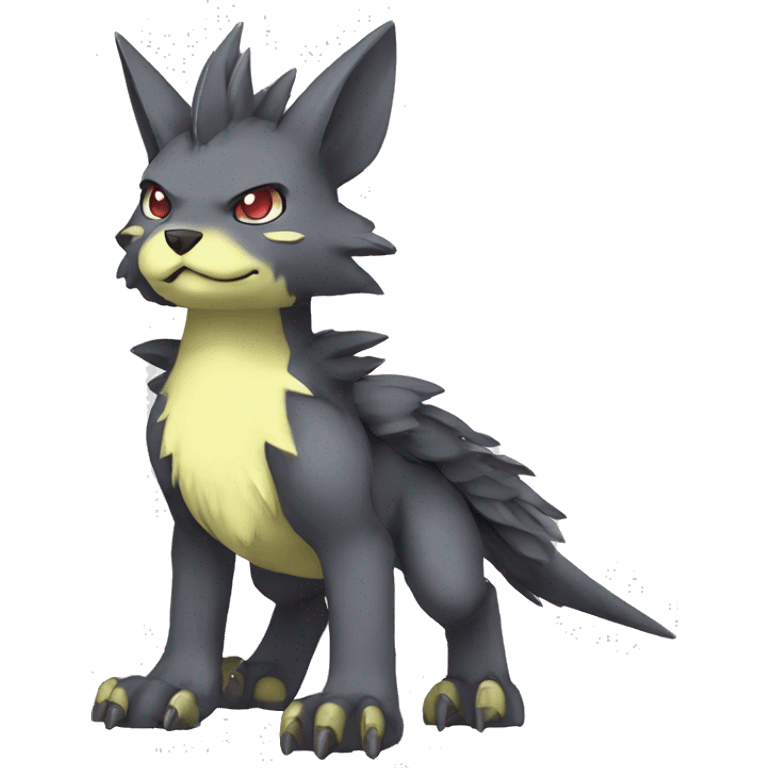  kawaii cool edgy Digimon-Fakemon-animal full body emoji