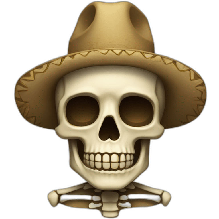 Mexican skeleton emoji