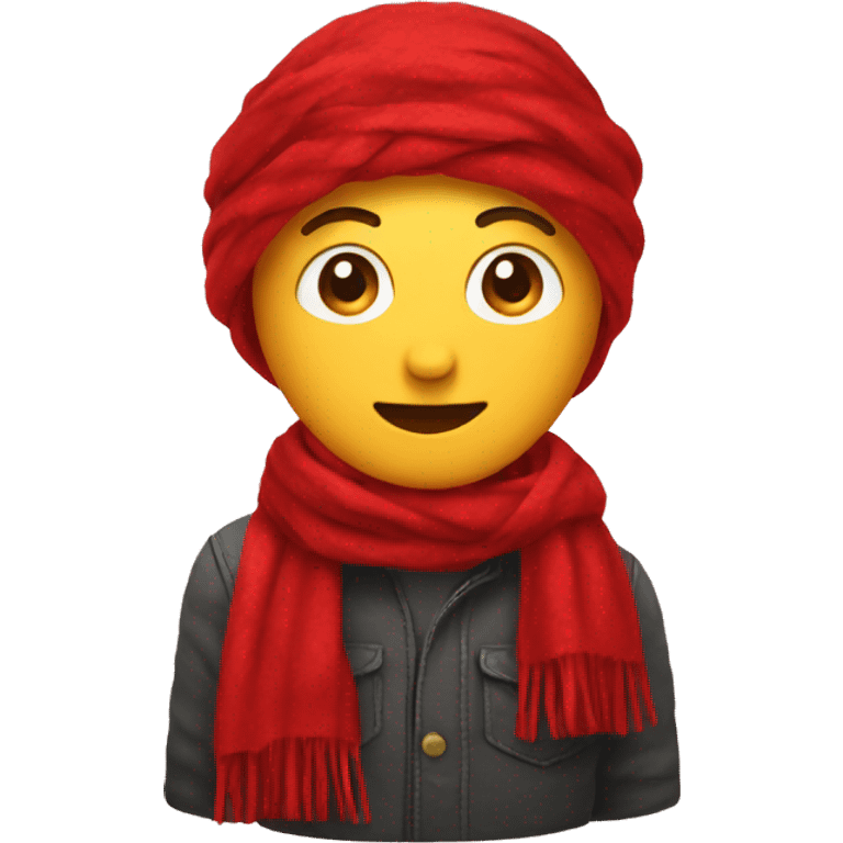 Red scarf  emoji