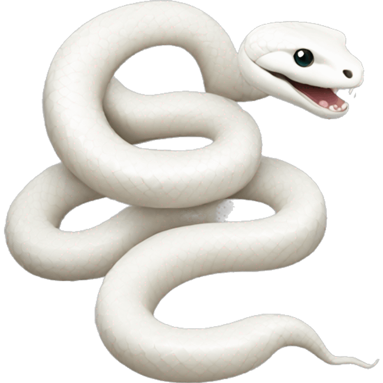 white snake emoji